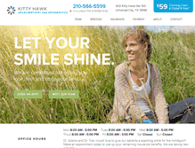 Tablet Screenshot of kittyhawksmiles.com